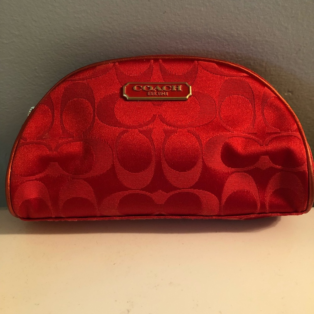 Coach cosmetic bag
